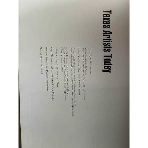 Catherine D Anspon  Texas Artists Today 1st Edition 2010 Signed Autographed Book - Picture 11 of 11